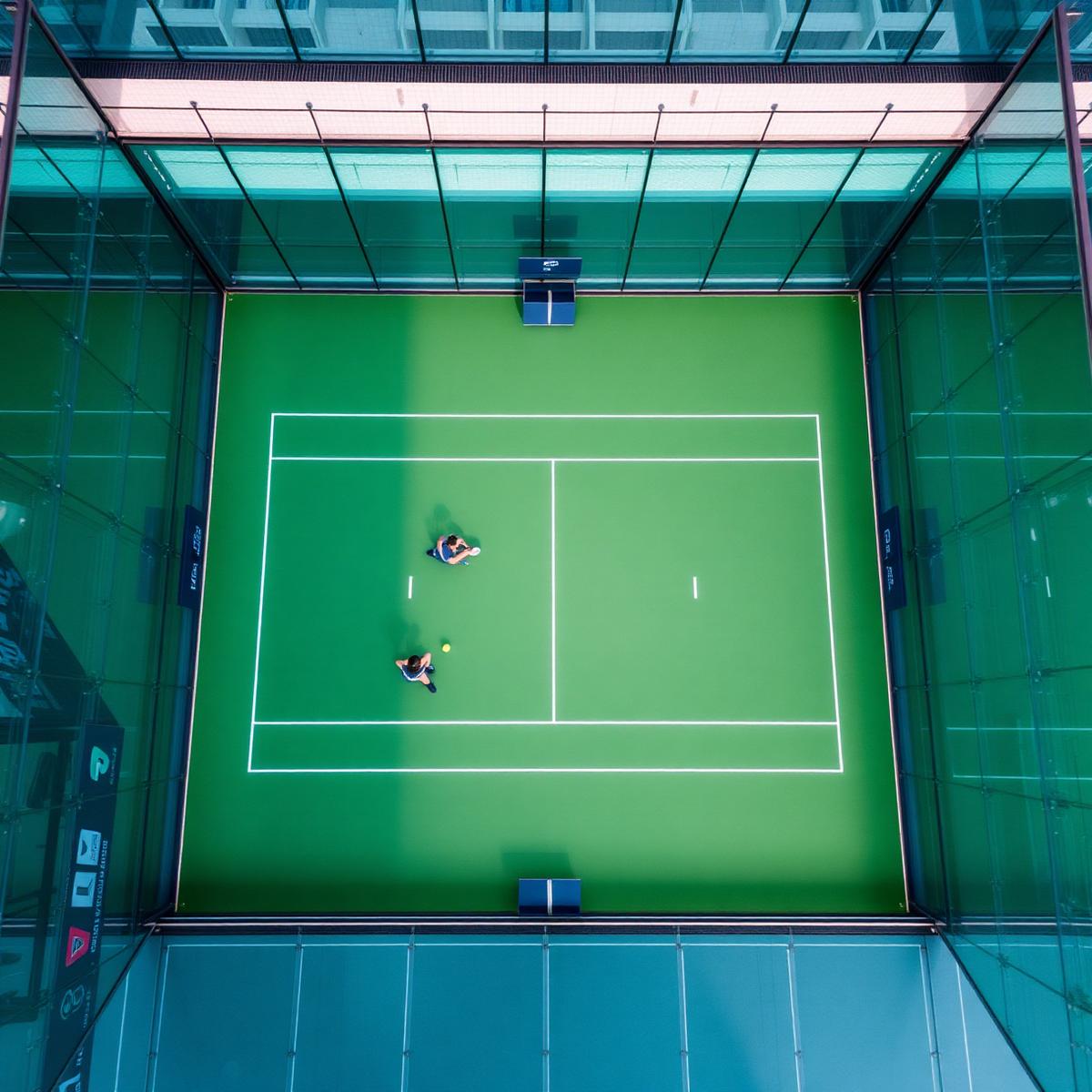 TOP-DOWN · GLASS COURT